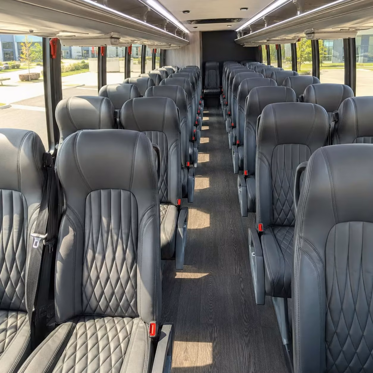 25 passenger minibus interior