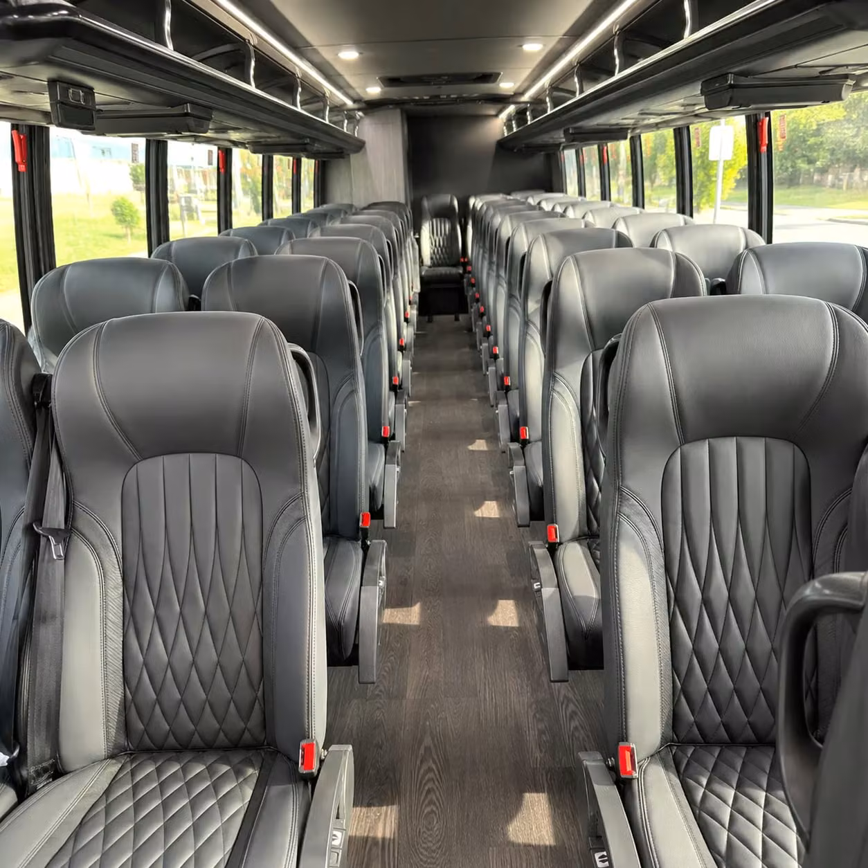 35 passenger minibus inside