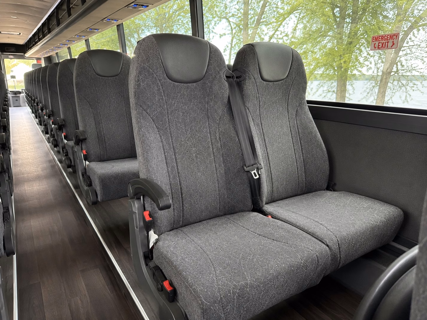 guest shuttle buses between utica hotels and wedding venues