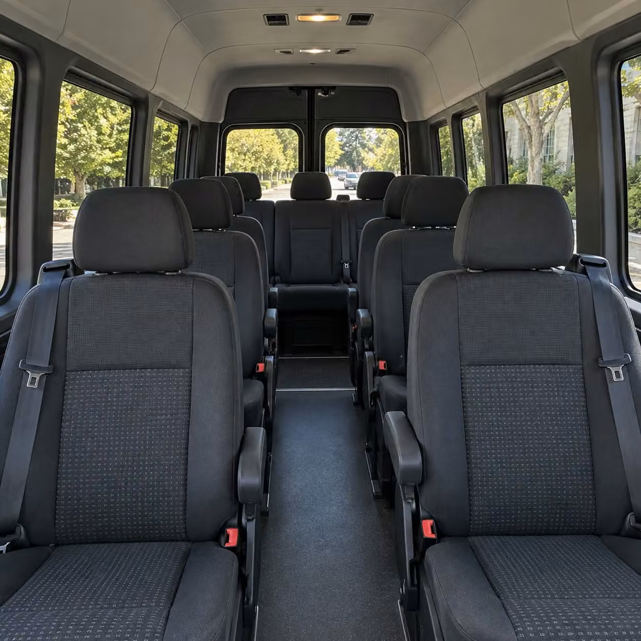 sprinter van with driver interior