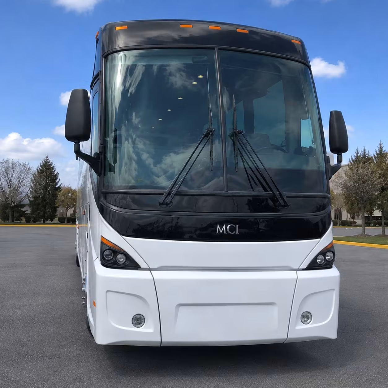 utica charter bus interior